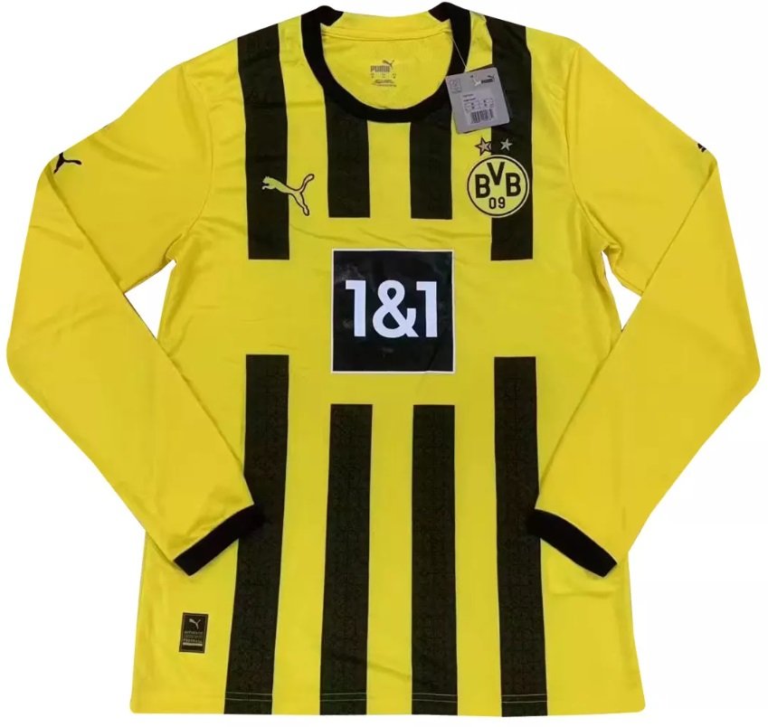 Camisa I Borussia Dortmund 2022 2023 Puma oficial manga comprida